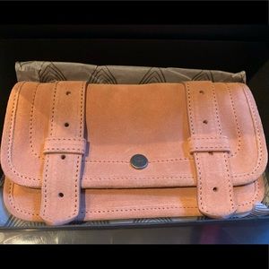 PROENZA SCHOULER genuine pink suede wallet